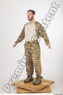 Soldier in American Army Military Uniform 0003